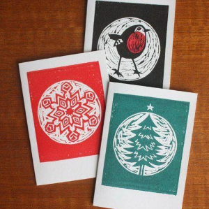 Wellness through Art: Printing Holiday cards (Nov. 21) 6:30-7:45pm (age 14-adult)