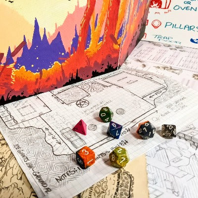 The Art of Dungeons and Dragons (age 15-adult) Thursdays Oct. 31-Dec. 19 (no class Nov. 28) (7 weeks) 7-8:30pm