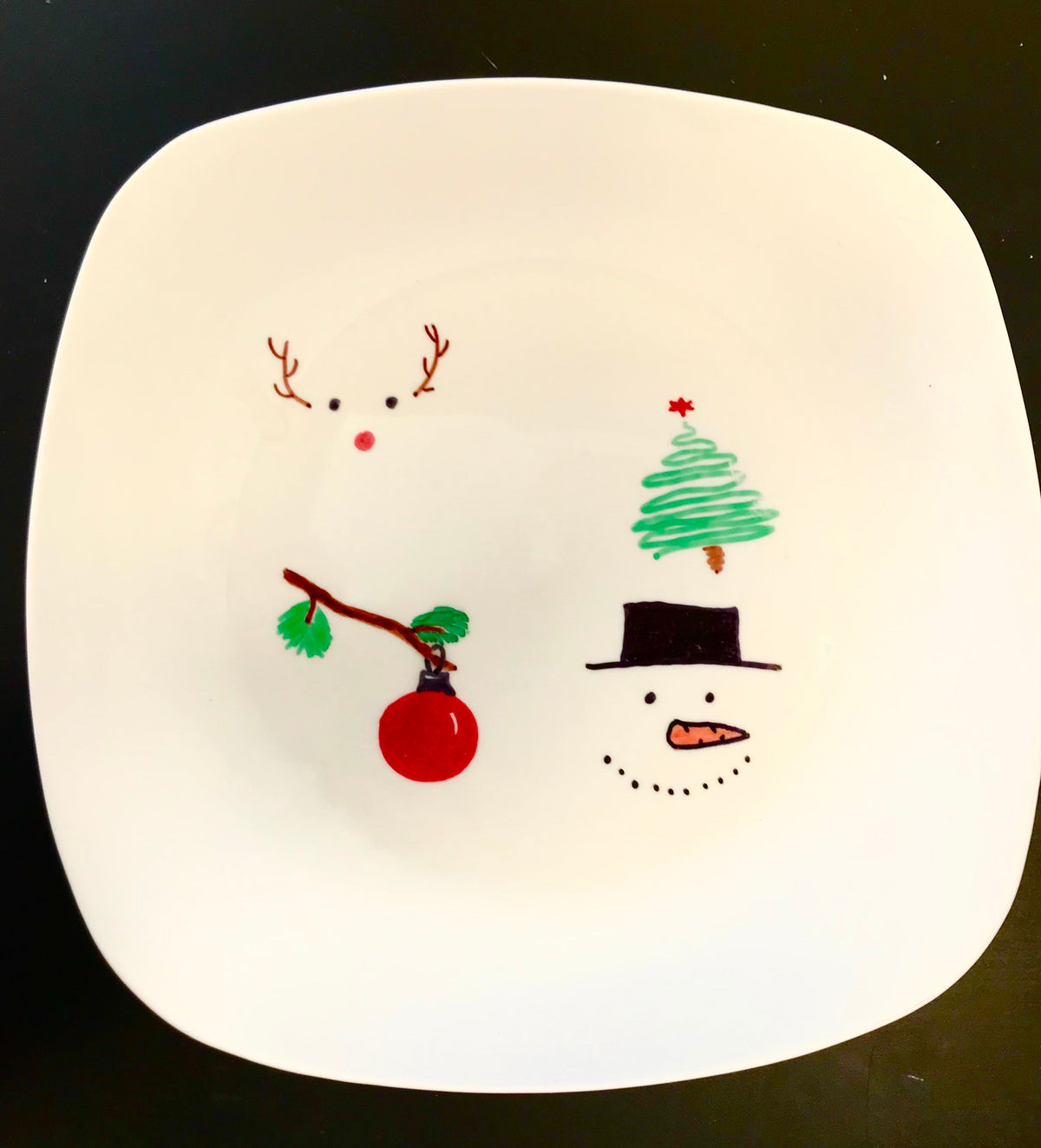 Art Kit: Santa cookie plate (studio pick up)