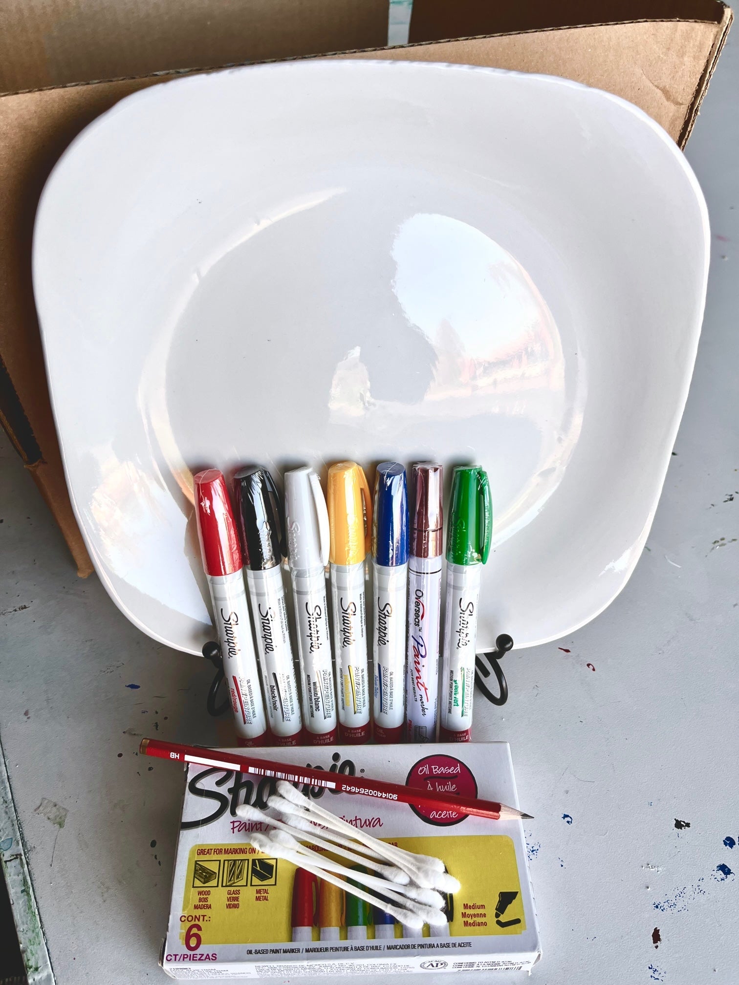 Art Kit: Santa cookie plate (studio pick up)